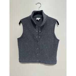 A.K.A Los Angeles Sweater Vest Dark Grey Womens XS